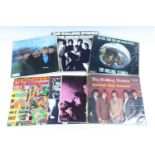 A quantity of The Rolling Stones LP records including "Between The Buttons", "Around And Around" and
