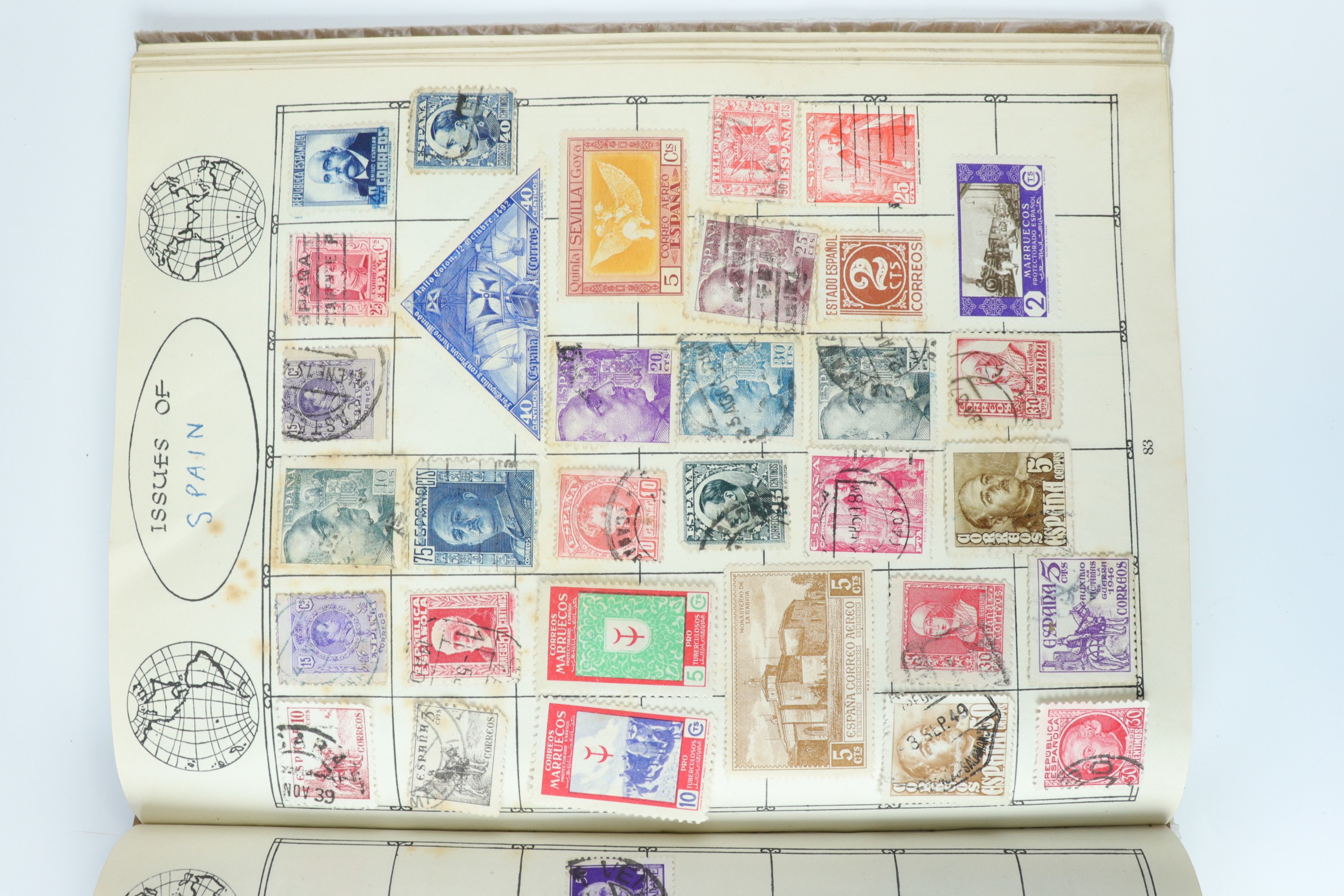 An Ace Legion stamp album, International Telecommunication Union centenary stamp album and a - Image 22 of 27