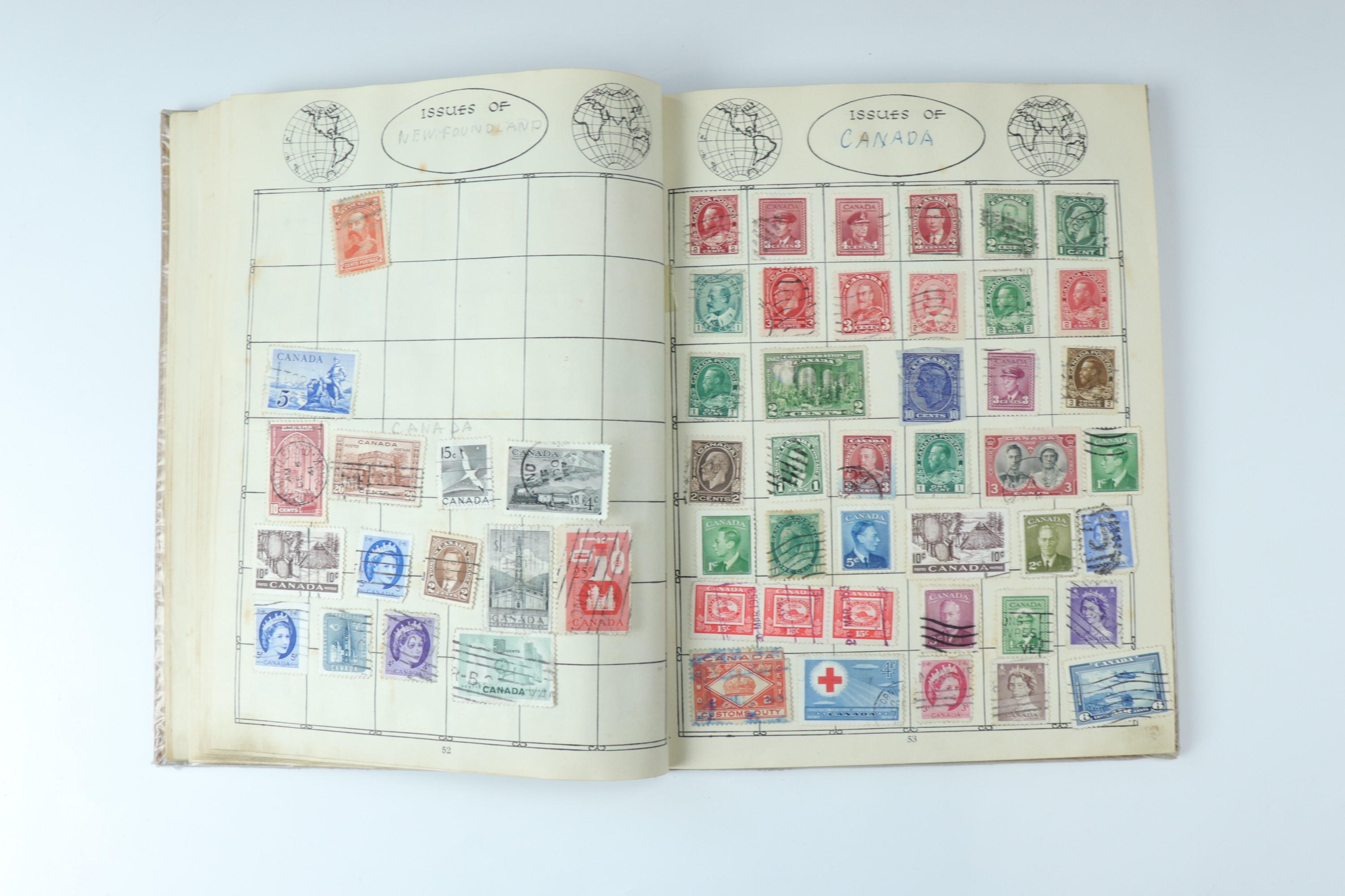 An Ace Legion stamp album, International Telecommunication Union centenary stamp album and a - Image 19 of 27