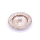 A small silver Armada dish, having a convex base and a wide everted rim, London, 1998, 81 g, 11 cm