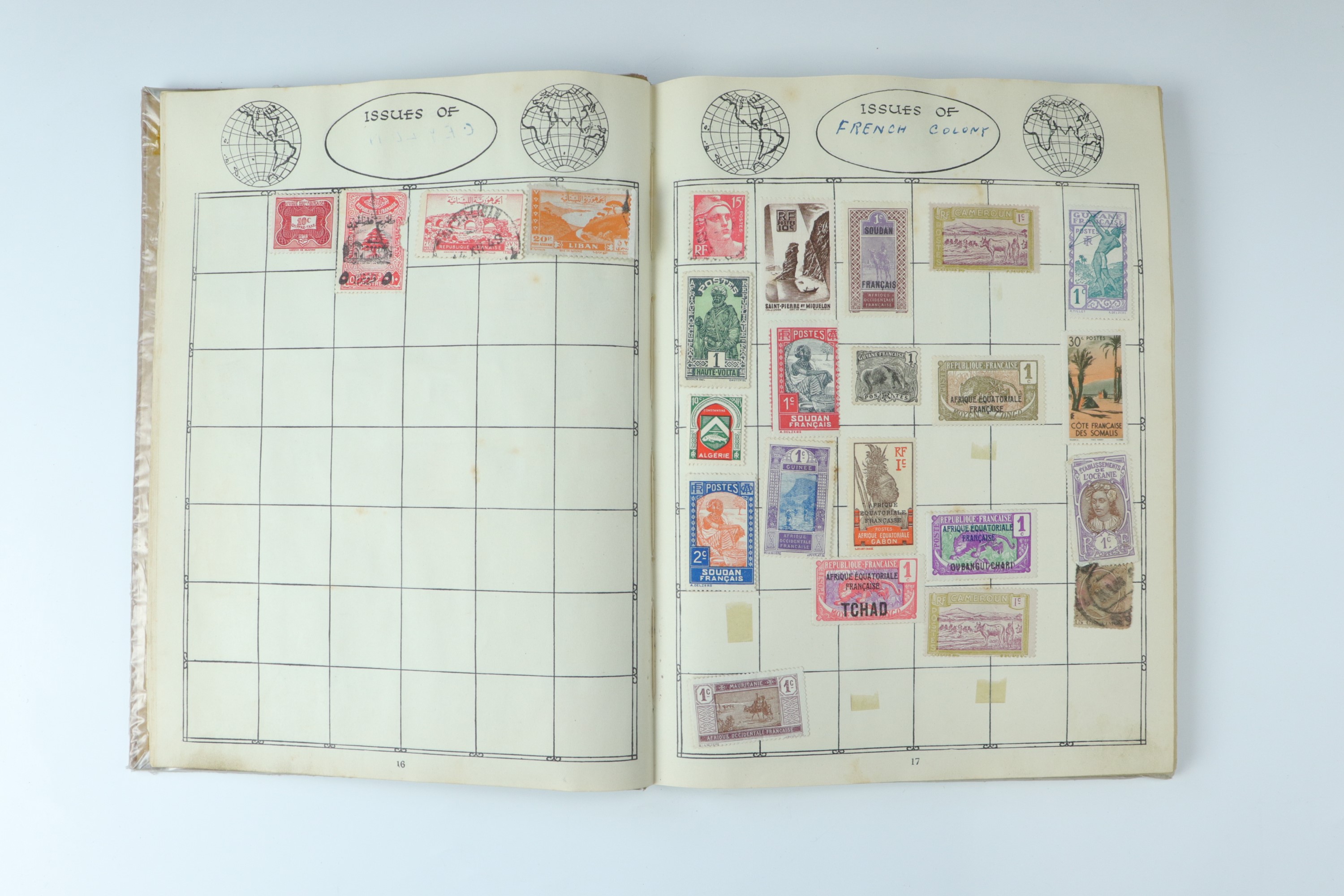 An Ace Legion stamp album, International Telecommunication Union centenary stamp album and a - Image 14 of 27