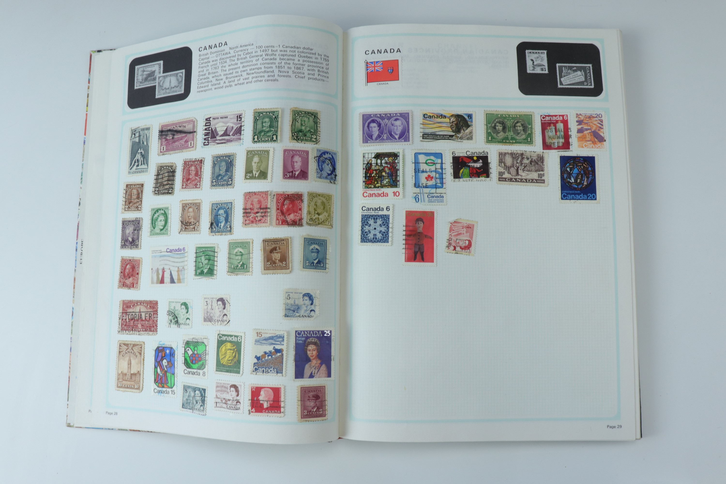 Several juvenile stamp albums containing GB and world stamps, with uncirculated and specimen GB - Image 6 of 47