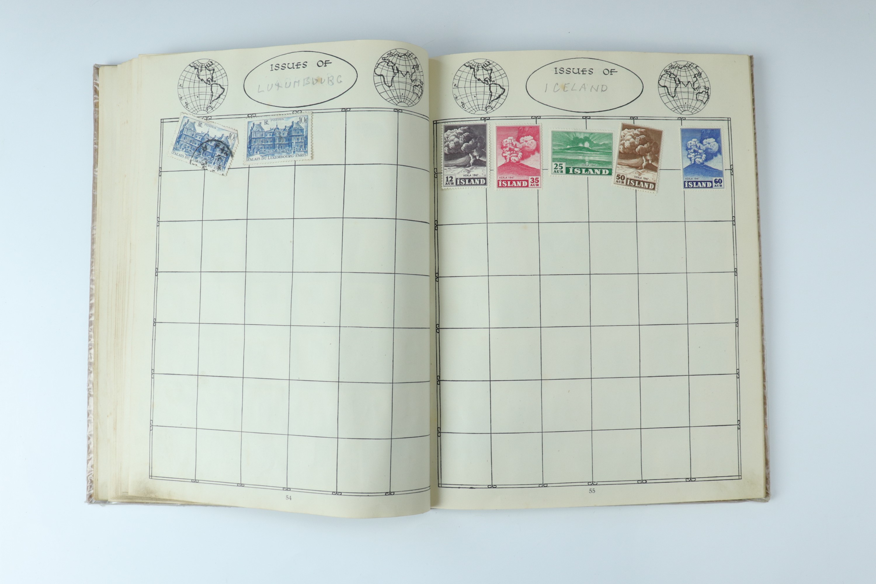 An Ace Legion stamp album, International Telecommunication Union centenary stamp album and a - Image 20 of 27