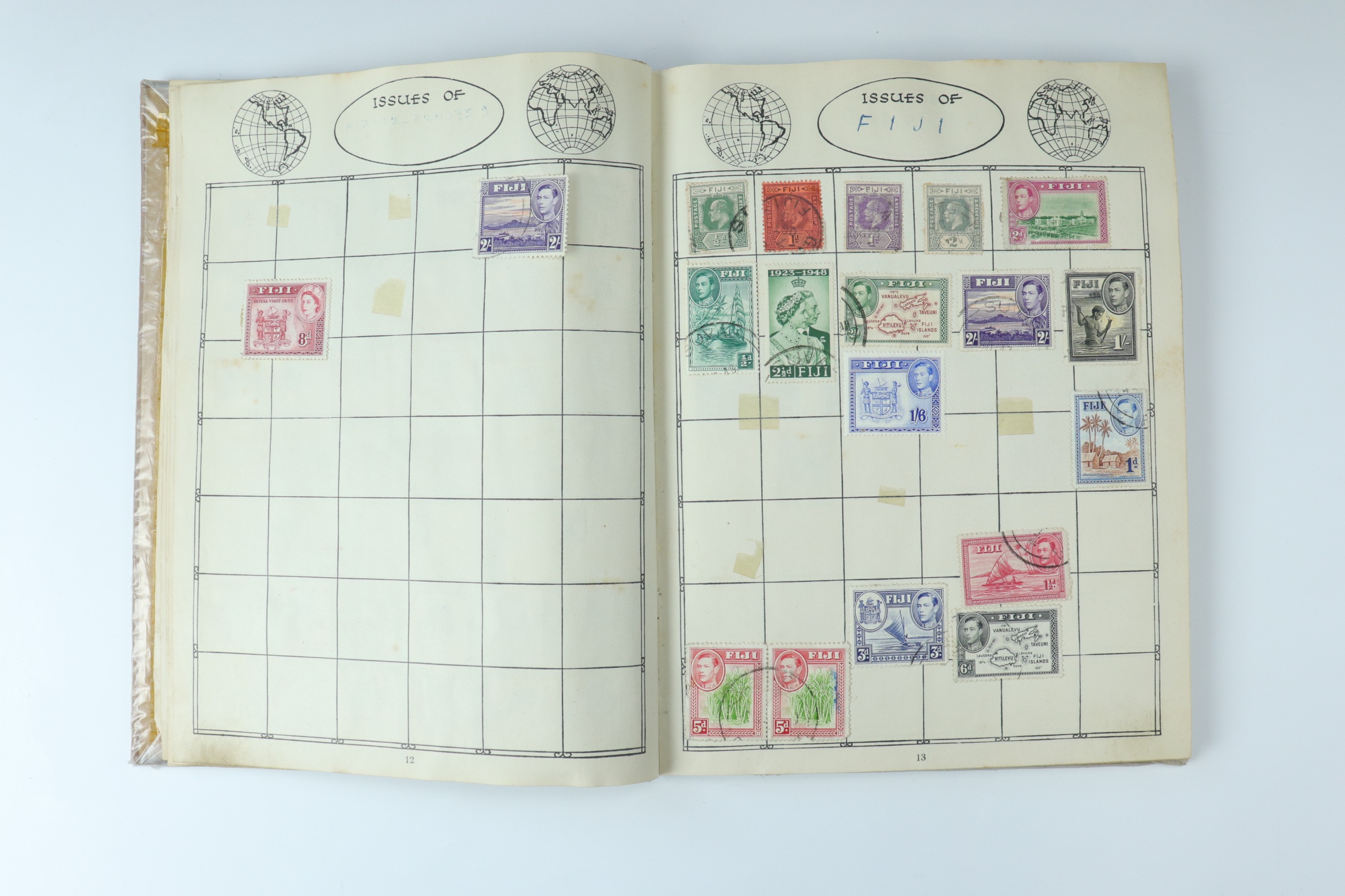 An Ace Legion stamp album, International Telecommunication Union centenary stamp album and a - Image 13 of 27