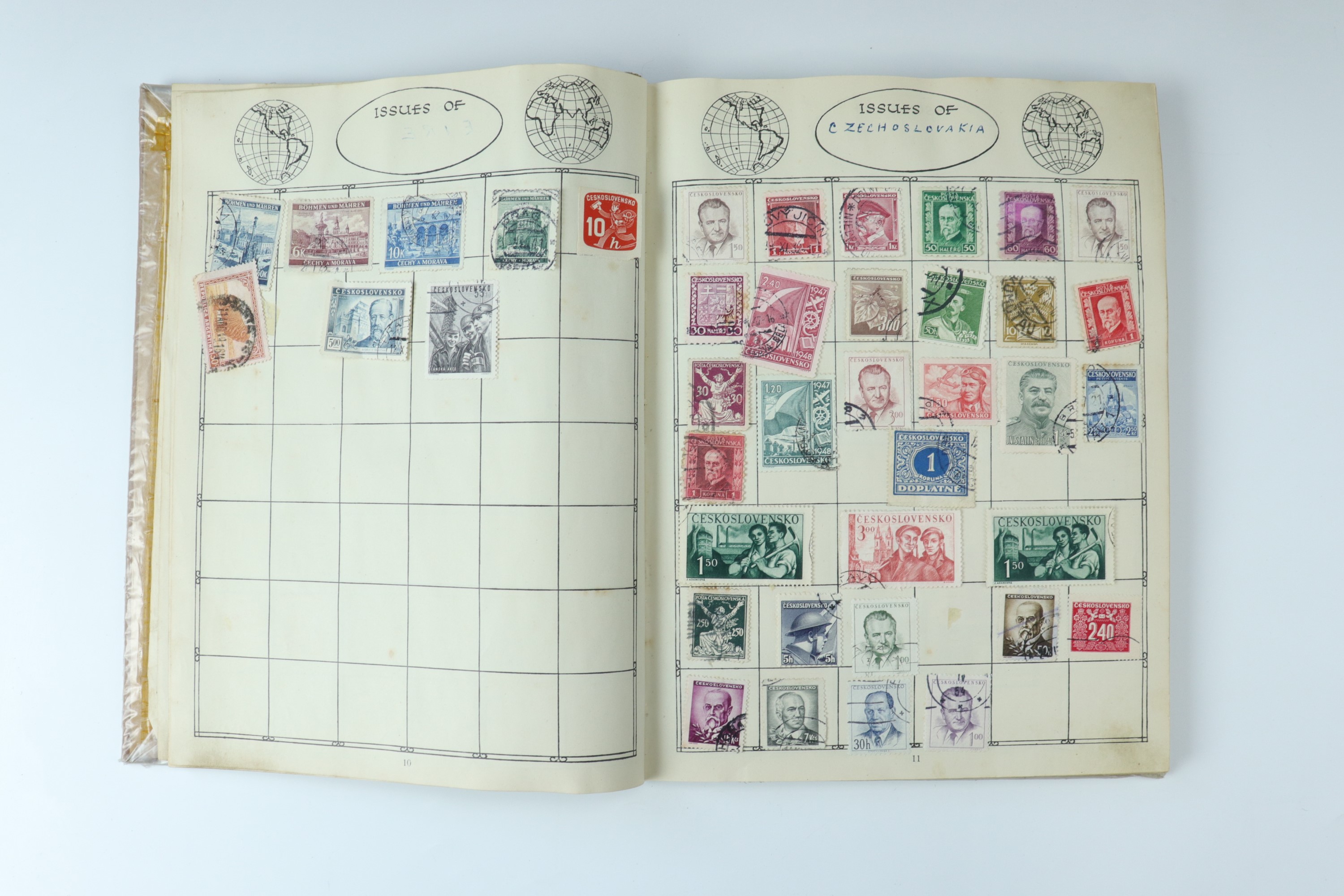 An Ace Legion stamp album, International Telecommunication Union centenary stamp album and a - Image 12 of 27