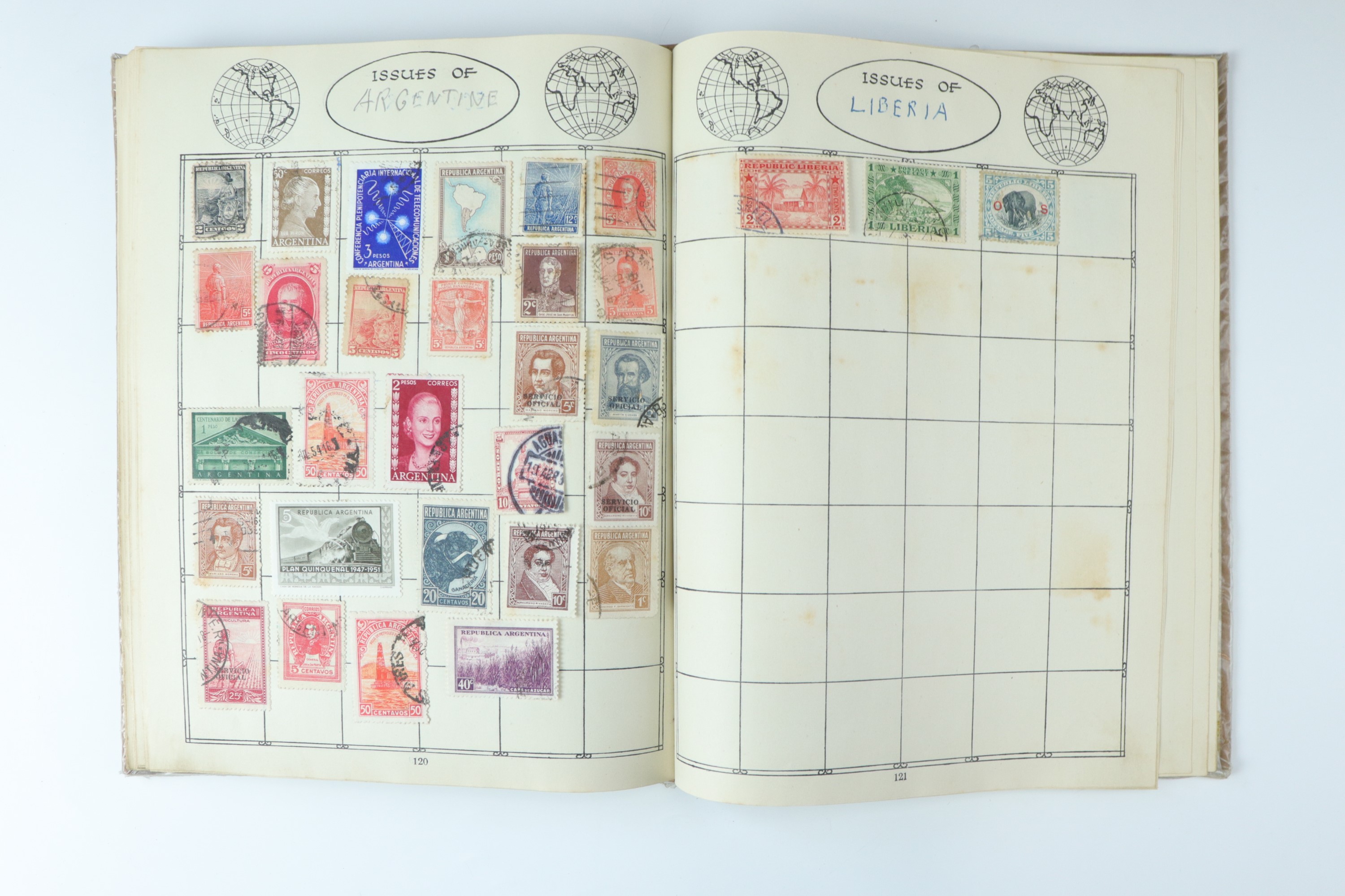 An Ace Legion stamp album, International Telecommunication Union centenary stamp album and a - Image 25 of 27