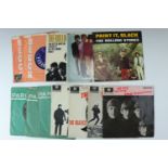 A quantity of single records including The Beatles EPs "Twist and Shout", "All My Loving", "Long