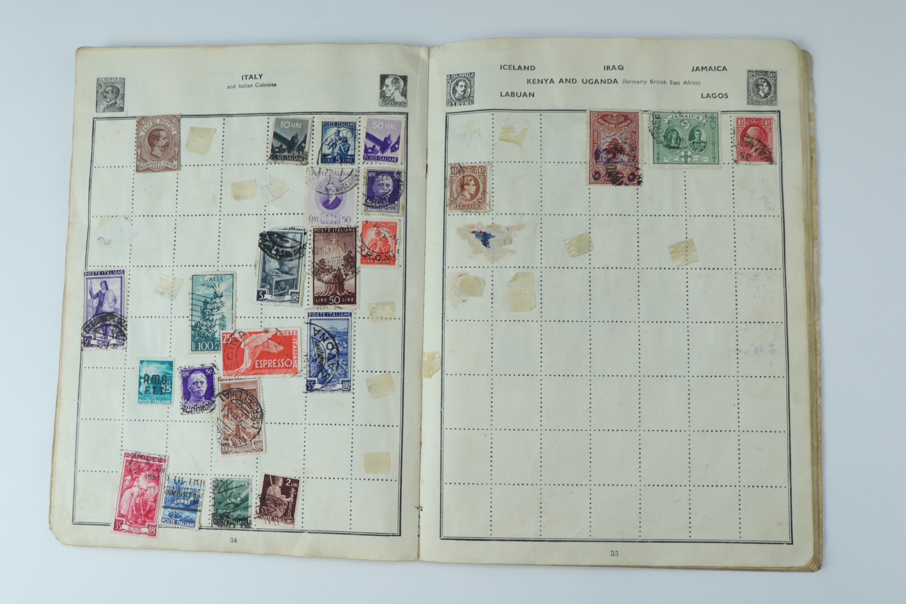 Several juvenile stamp albums containing GB and world stamps, with uncirculated and specimen GB - Image 21 of 47