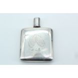 A silver Sampson Mordan & Co scent bottle, rubbed marks
