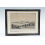 Two 19th Century lithographic prints of Carlisle, being from the north east and a landscape view