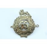 A 55th (Westmoreland) Regiment glengarry badge
