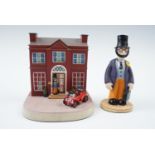 A Robert Harrop Camberwick Green Collection "Dr. Mopps House" and "Doctor Mopp", tallest 11 cm