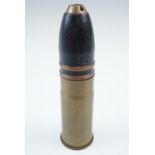 An inert Great War 1916 dated French 37 mm trench gun round