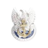 A Free Polish Navy cap badge