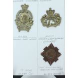 72nd, 73rd and 74th Regiments of Foot glengarry badges