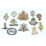 A group of yeomanry / cavalry cap badges