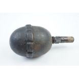 An inert Imperial German Model 1917 egg grenade