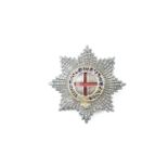 A Coldstream Guards warrant officer's cap badge