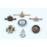Sundry British and Commonwealth military sweetheart brooches