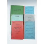 A group of 1960s - 1970s British Rail official manuals and railway timetables etc