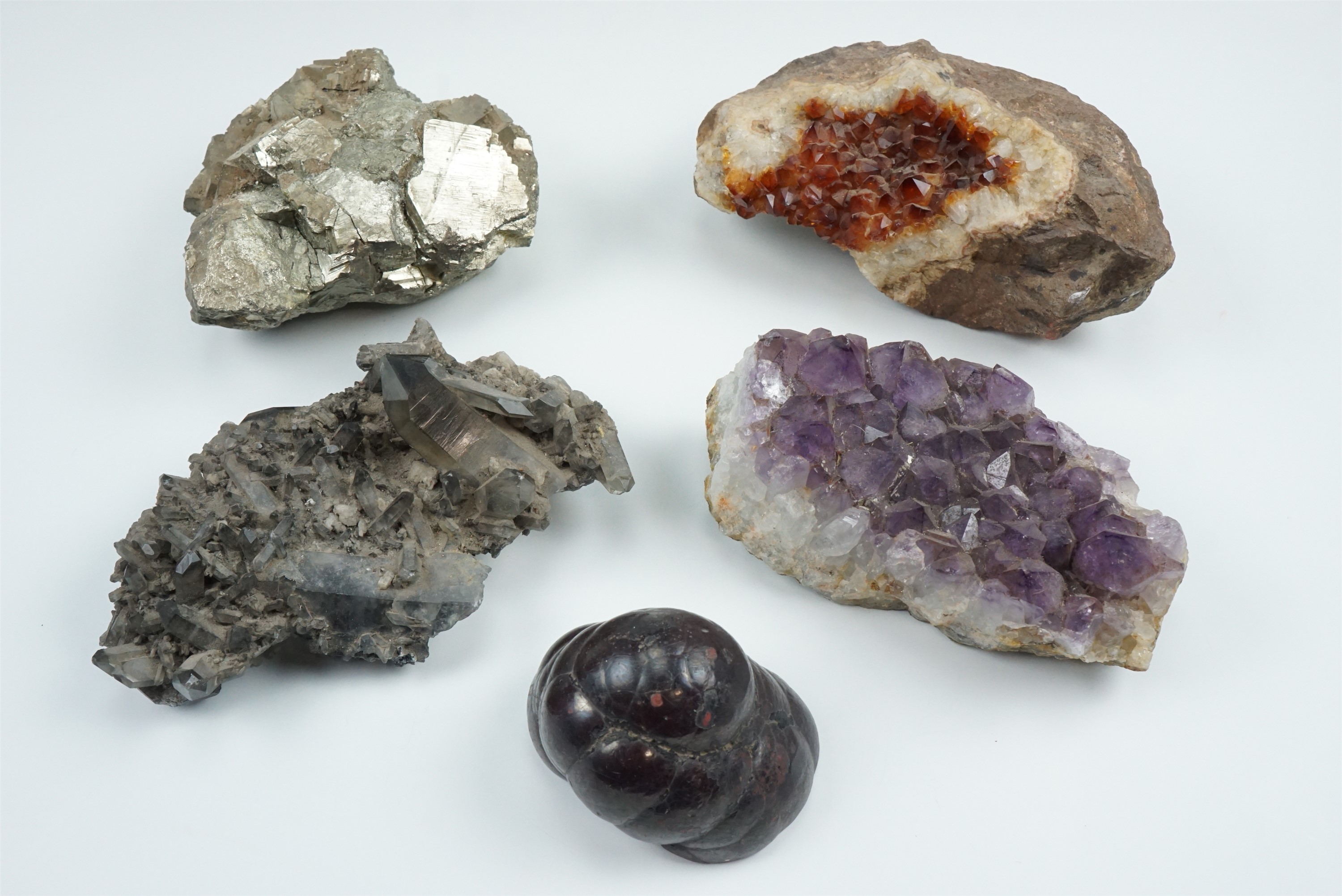 A collection of uncommonly large mineral specimens including galena, haematite / kidney ore and - Image 2 of 4