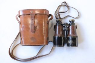 A cased set of Great War British Army Mk V Special binoculars