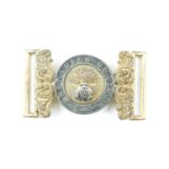 A Victorian Grenadier Guards officer's dress waist belt buckle