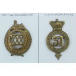 30th and 31st of Foot glengarry badges