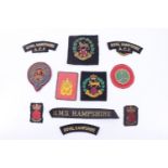 Sundry items of Hampshire Regiment and other insignia