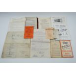 An archive of Second World War Home Guard printed matter including manuals, technical drawing,