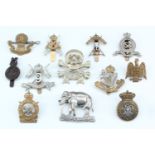 A group of yeomanry / cavalry cap badges