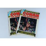 Two 1975 issues of "Conan the Barbarian", Marvel Treasury Edition, "A Deluxe Edition of the World'