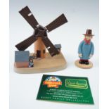 A Robert Harrop Camberwick Green Collection "Colley's Mill" and "Windy Miller", tallest 17 cm