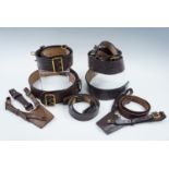 Sam Browne belts, shoulder straps and sword frogs