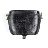 A Victorian army officer's shoulder belt despatch or binoculars pouch