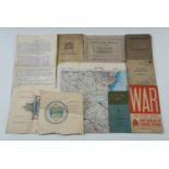 Sundry items of military ephemera including a programme of the Pickering War memorial 1914 - 1918