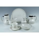 An extensive Royal Doulton 'Morning Star' tea, coffee and dinner service, over 50 items