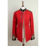 A pre-1953 Irish Guards other rank's dress tunic