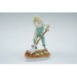 A Royal Worcester figurine "Gardener", 12 cm