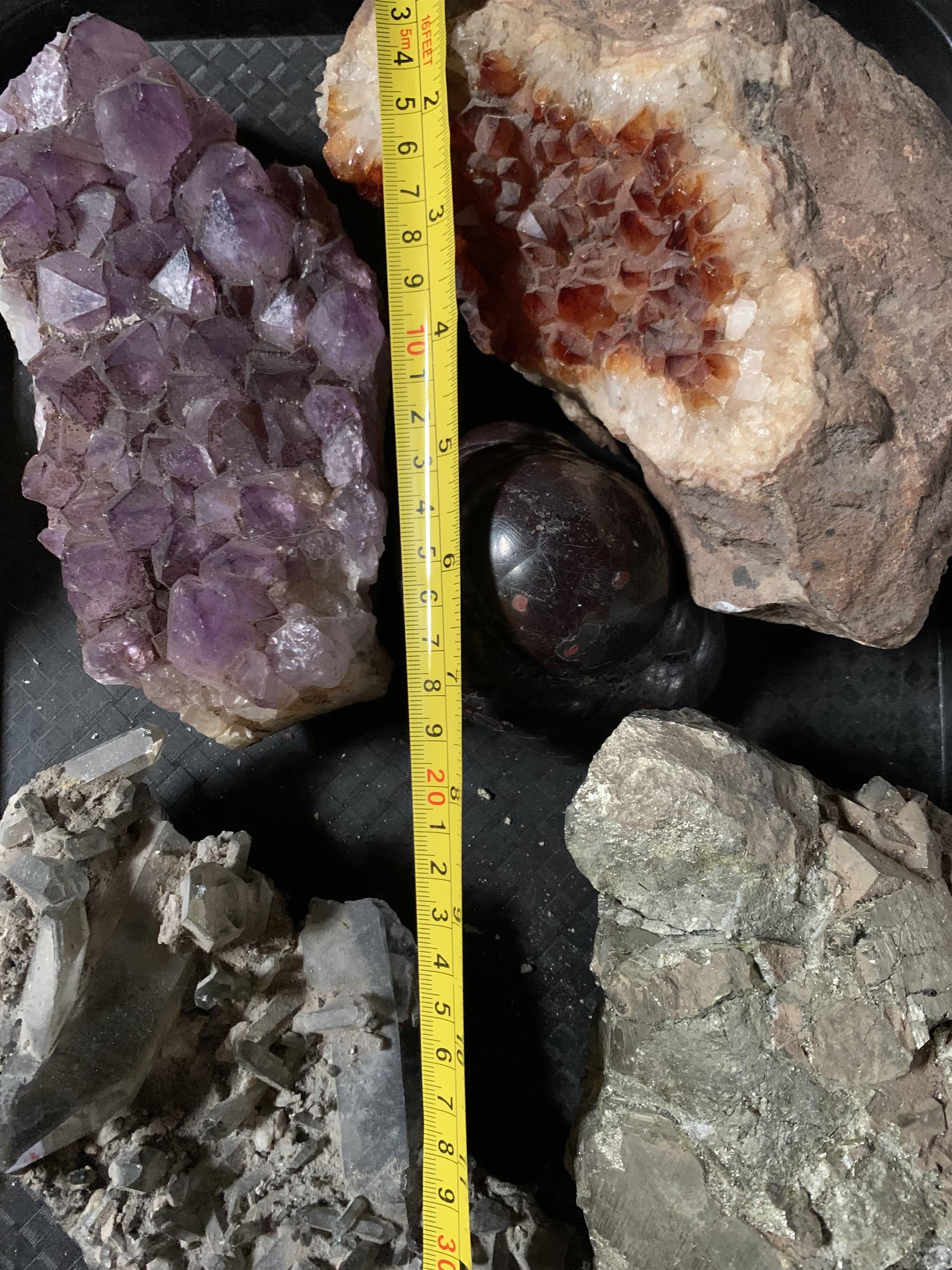 A collection of uncommonly large mineral specimens including galena, haematite / kidney ore and - Image 4 of 4