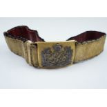 A Victorian army officer's dress belt