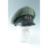 A German Third Reich army engineering NCO's peaked cap