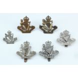 A group of North Irish Horse cap badges