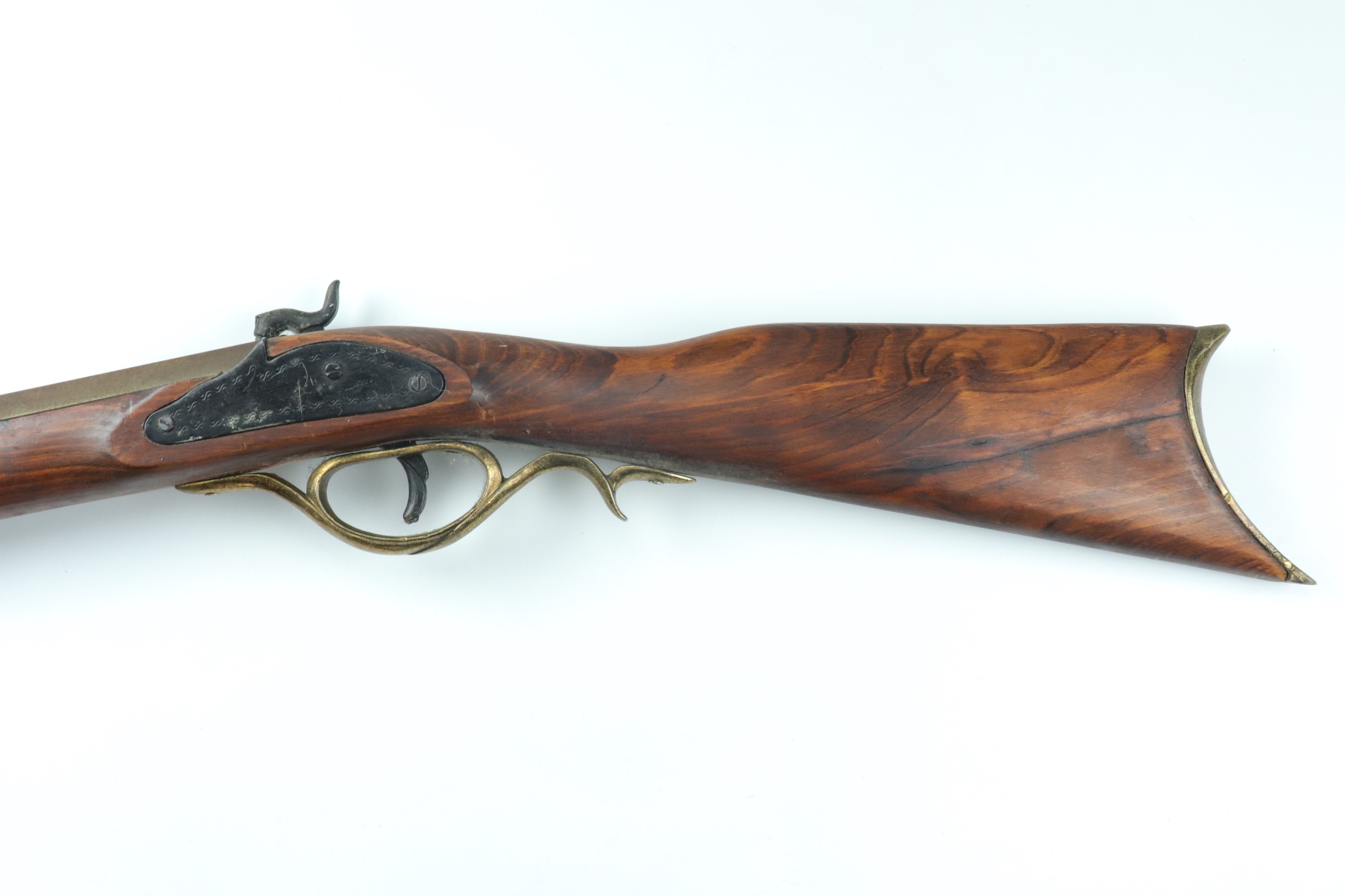 A decorative reproduction Pennsylvania percussion long gun, (non-firing) - Image 3 of 6