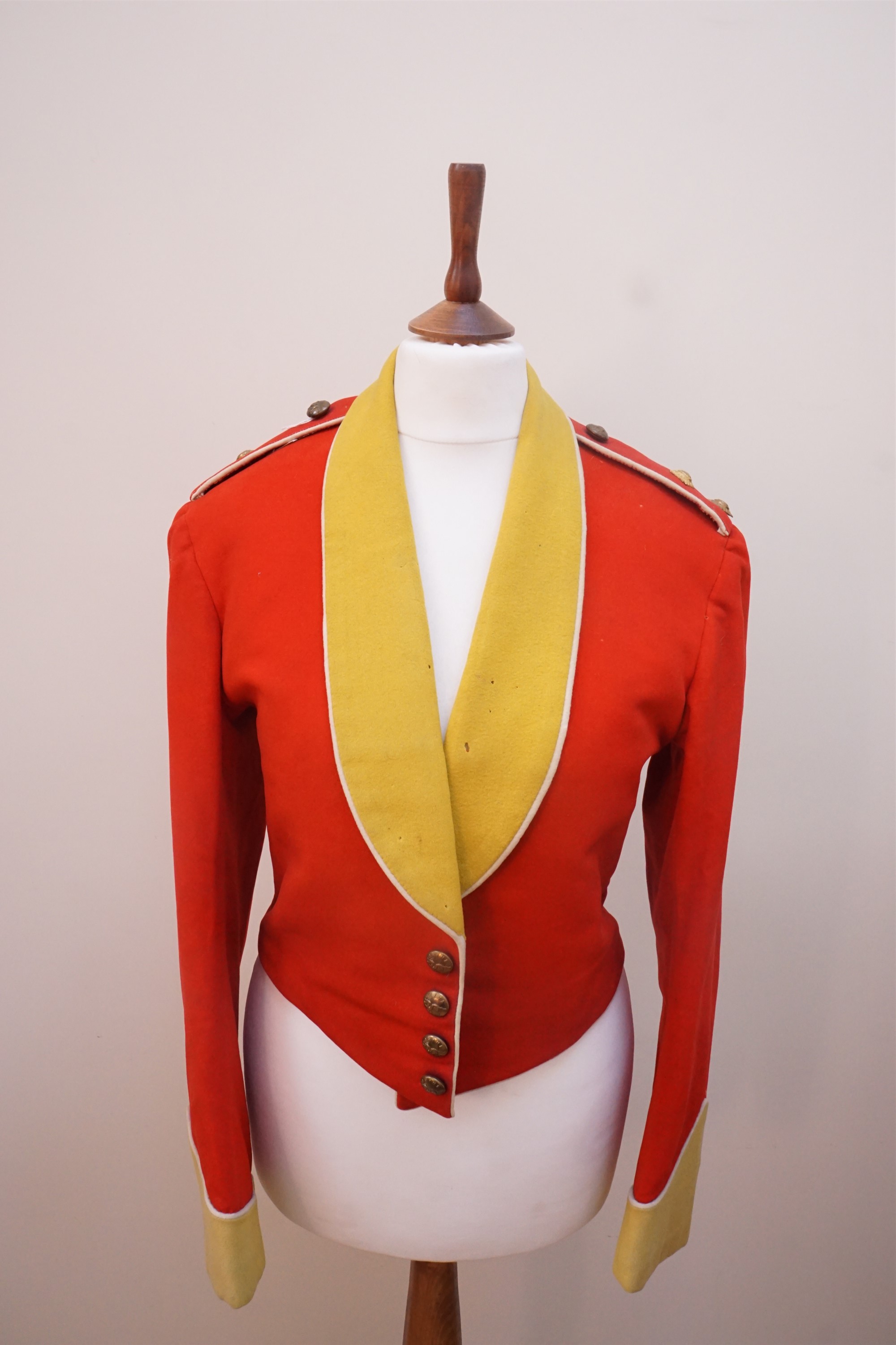 A late 19th / early 20th Century Border Regiment officer's mess dress jacket and vest, together with - Image 2 of 12