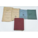 A small group of Great War British training manuals including "Notes From the Front"