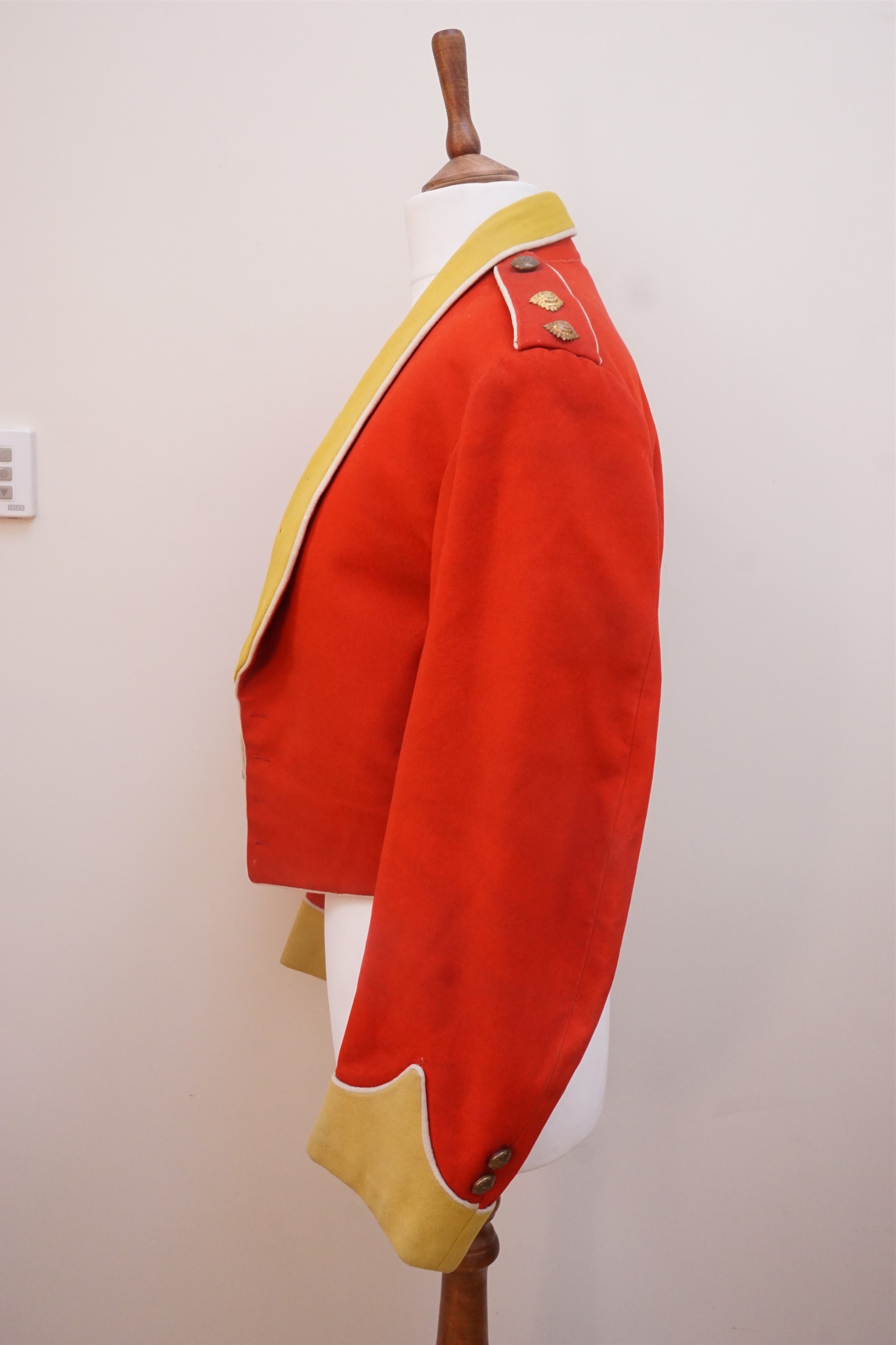 A late 19th / early 20th Century Border Regiment officer's mess dress jacket and vest, together with - Image 4 of 12