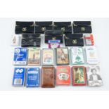 A collection of playing card packs