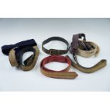 Sundry sword belts and straps