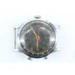 A vintage Misalla double pusher sports watch, having a telemeter dial, circa 1960s, 36 mm, (